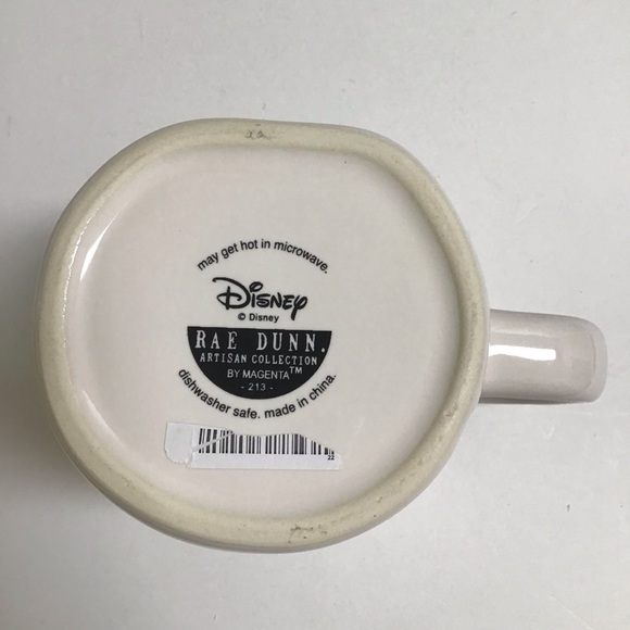 NEW Rae Dunn Artisan Disney Alice In Wonderland Mug Double Sided Alice Sitting - Picture 4 of 14